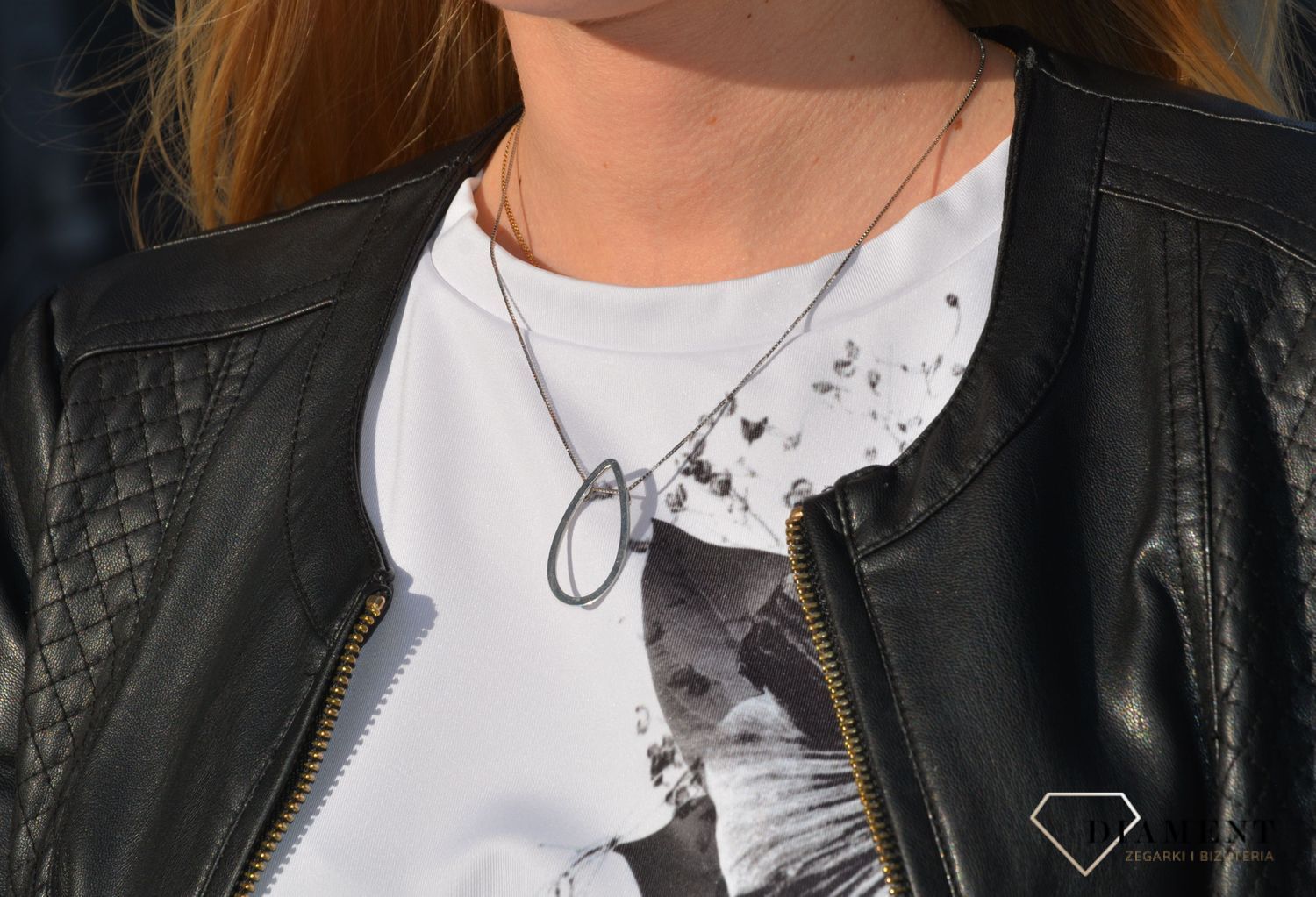 Naszyjnik srebrny łezka Dall'Acqua NSZ 000000 180 1.JPG